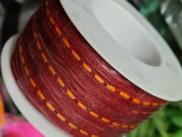 1 Spule Stoff- Geschenksband, originalverpackt