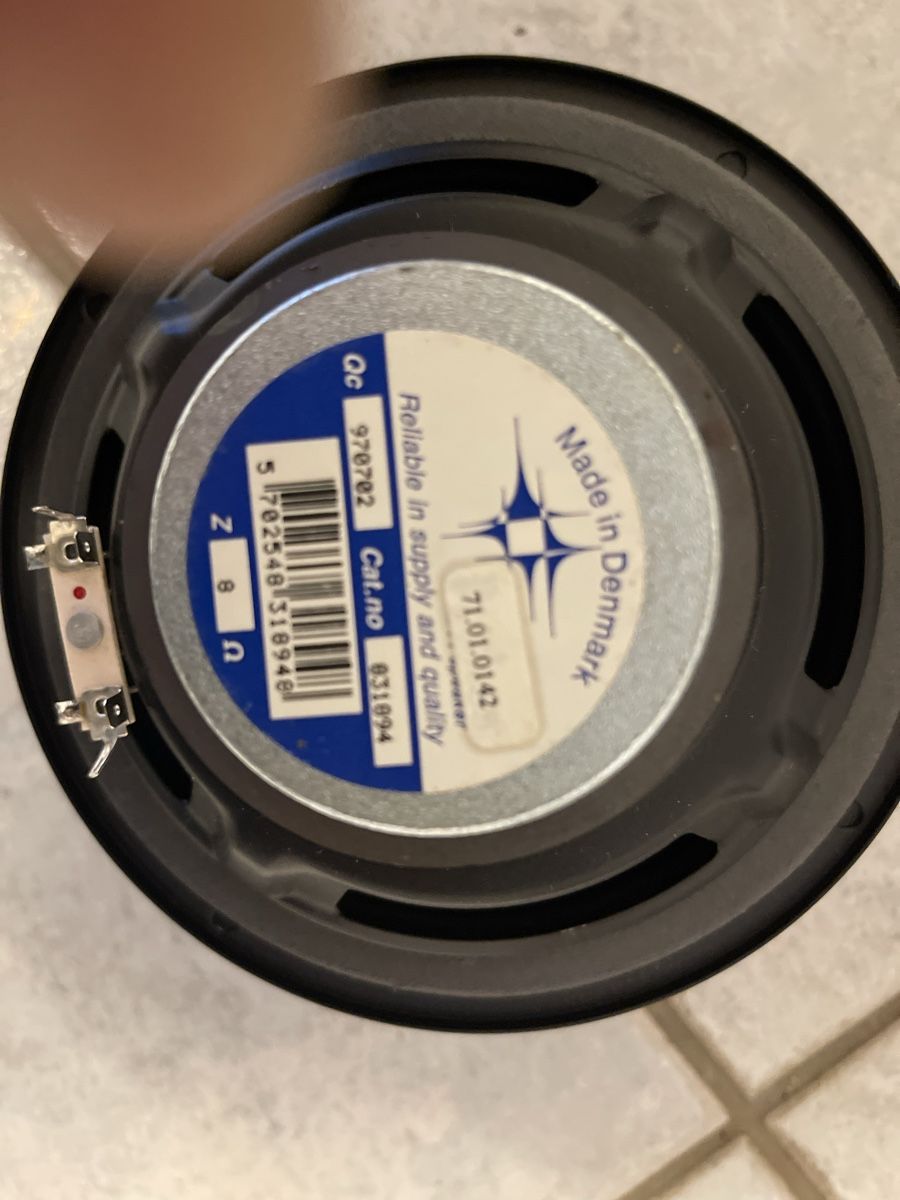Casse acustiche: 8Ω Woofer - Peerless 970702 Made In DENMARK – Usato da Trimbach venduto da ELITA-5 6
