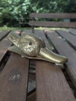 Rare Messing Klammer Ente (Mid-Century)