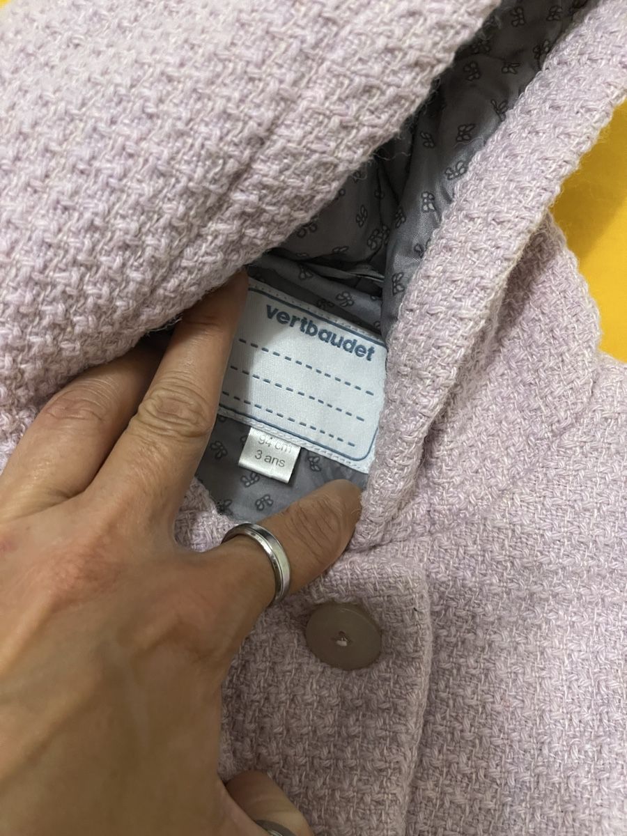 Vertbaudet Giacche & Cappotti: rose Mantel Gr. 98 – Usato da Suhr venduto da RIE83 3