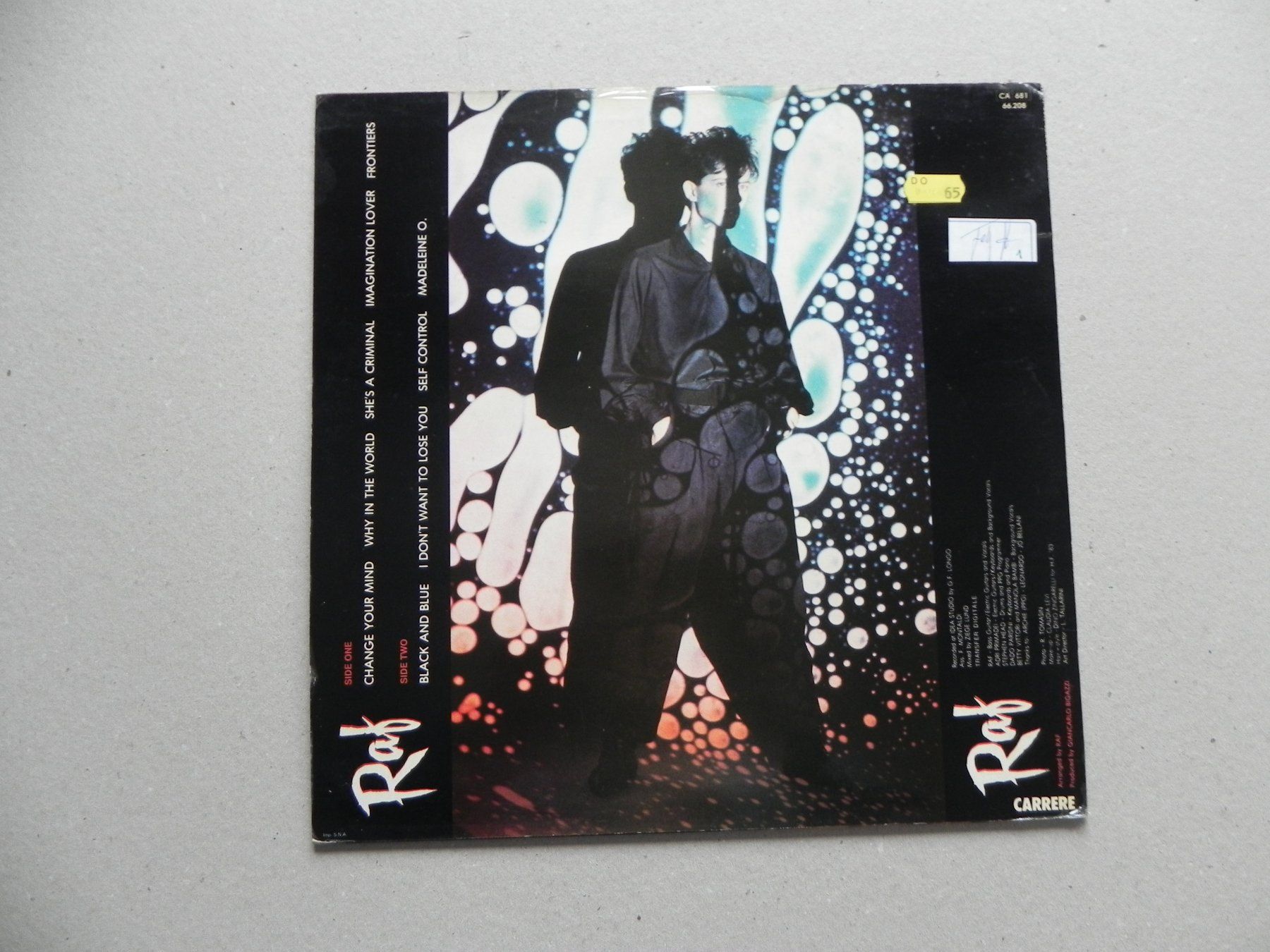 Dischi in vinile: LP Schallplatte Schweiz Synth Pop Raf 1984 Change your mind – Usato da Siebnen venduto da krimsie 1