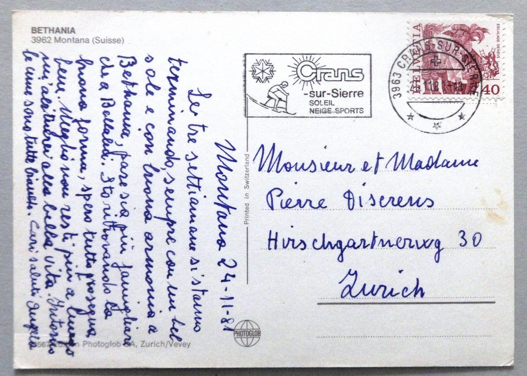 Cartes postales: Bethania, Montana – Défectueux à Fétigny par Billy2miny 1