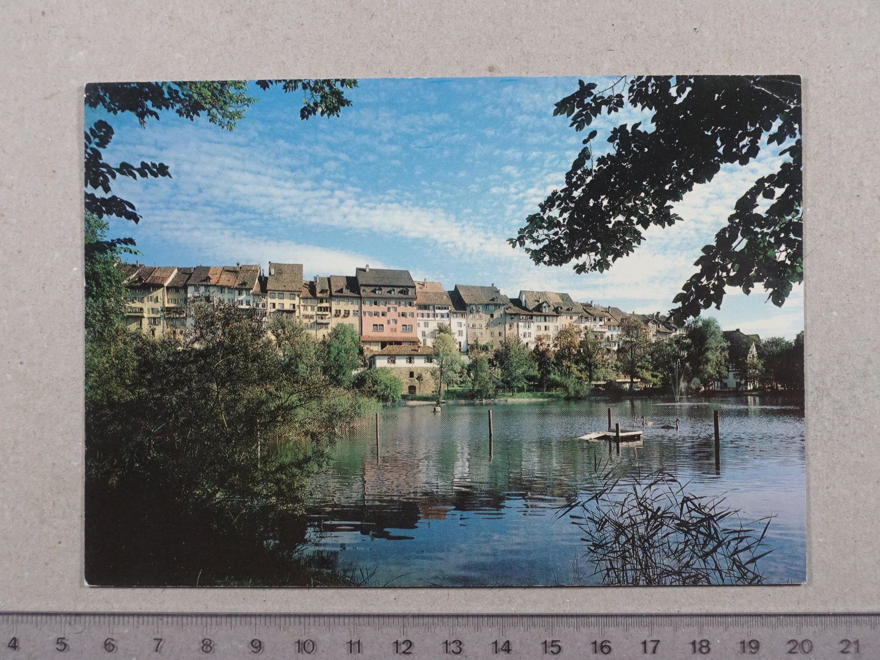 Cartoline postali: Wil SG, Stadtweiher, 1983 – Usato da Lenzburg venduto da fh1