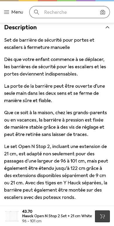 Treppen: Barrières de sécurité escalier – Gebraucht aus Thônex von georgeslepoulet 3