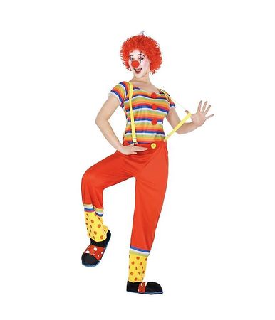 neues Frauenkostüm Clown Grösse XL
