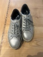 Crime London, basket cuir, argenté, pointure 39