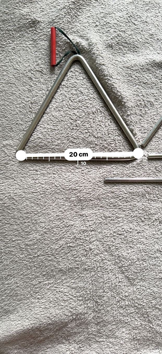 Strumenti musicali: 3 er Set Triangeln Musikinstrumente, – Usato da Aarau venduto da KorgPA 6