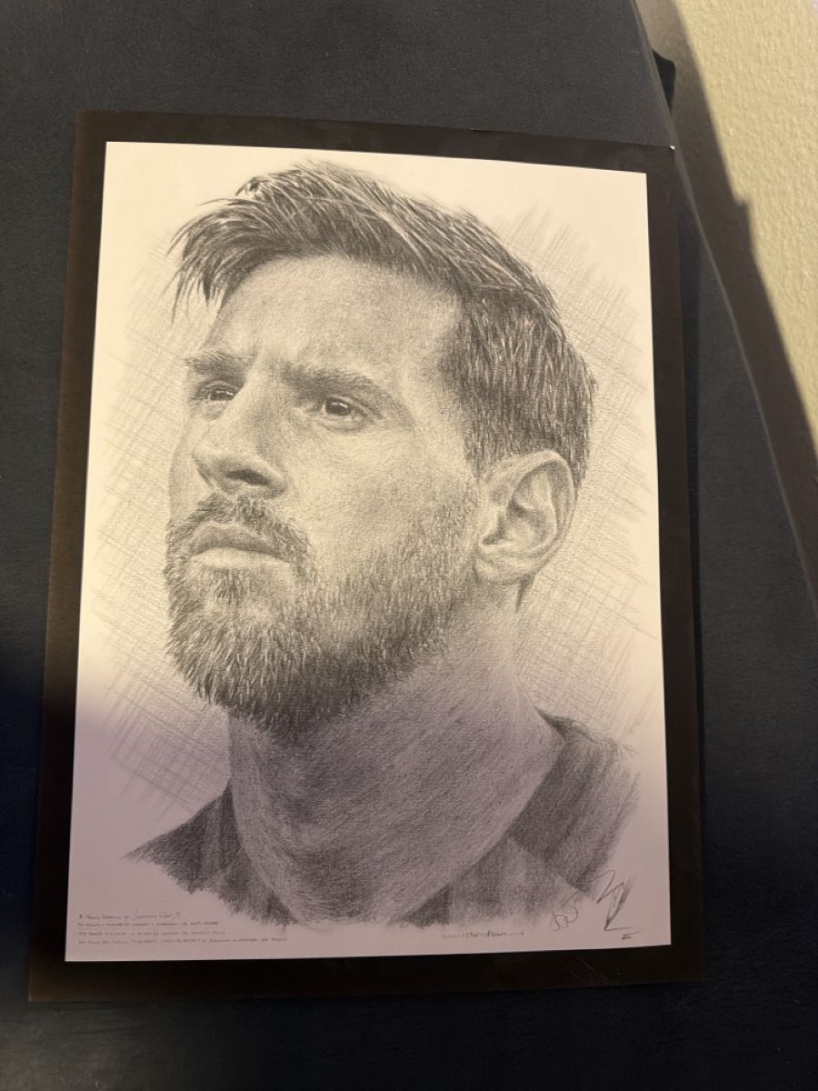 Dipinti: Messi Bild Handgezeichnet  – Usato da Ebnat-Kappel venduto da ami_6btd 2