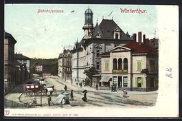 Winterthur, Bahnhofstrasse und Actienbra