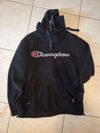 Champion Fleece Pullover Schwarz Grösse M