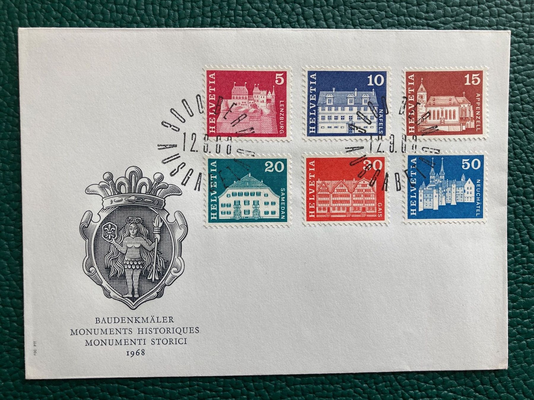 Tutti i francobolli: FDC Baudenkmäler III 1966 – Nuovo (secondo la descrizione) da Niederurnen venduto da Alpineyeti