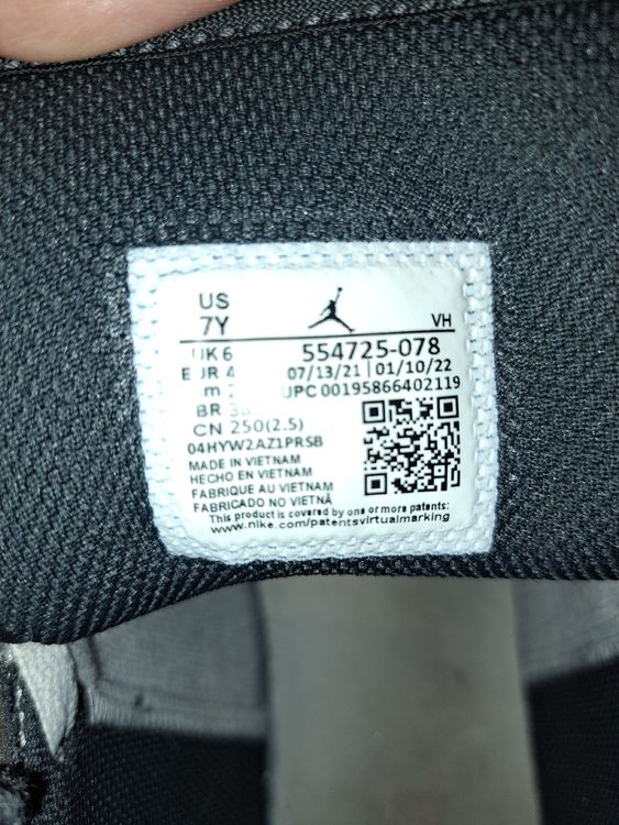 Nike Chaussures hommes: Nike Air Jordan 1 smoke grey – D'occasion à Rüegsauschachen par claudiaZ77 5