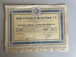 Action 3999 - Fábrica de Artículos de Material Aislante S.A.