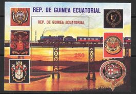Äquatorialguinea Block 307 ** Lokomotive 1978