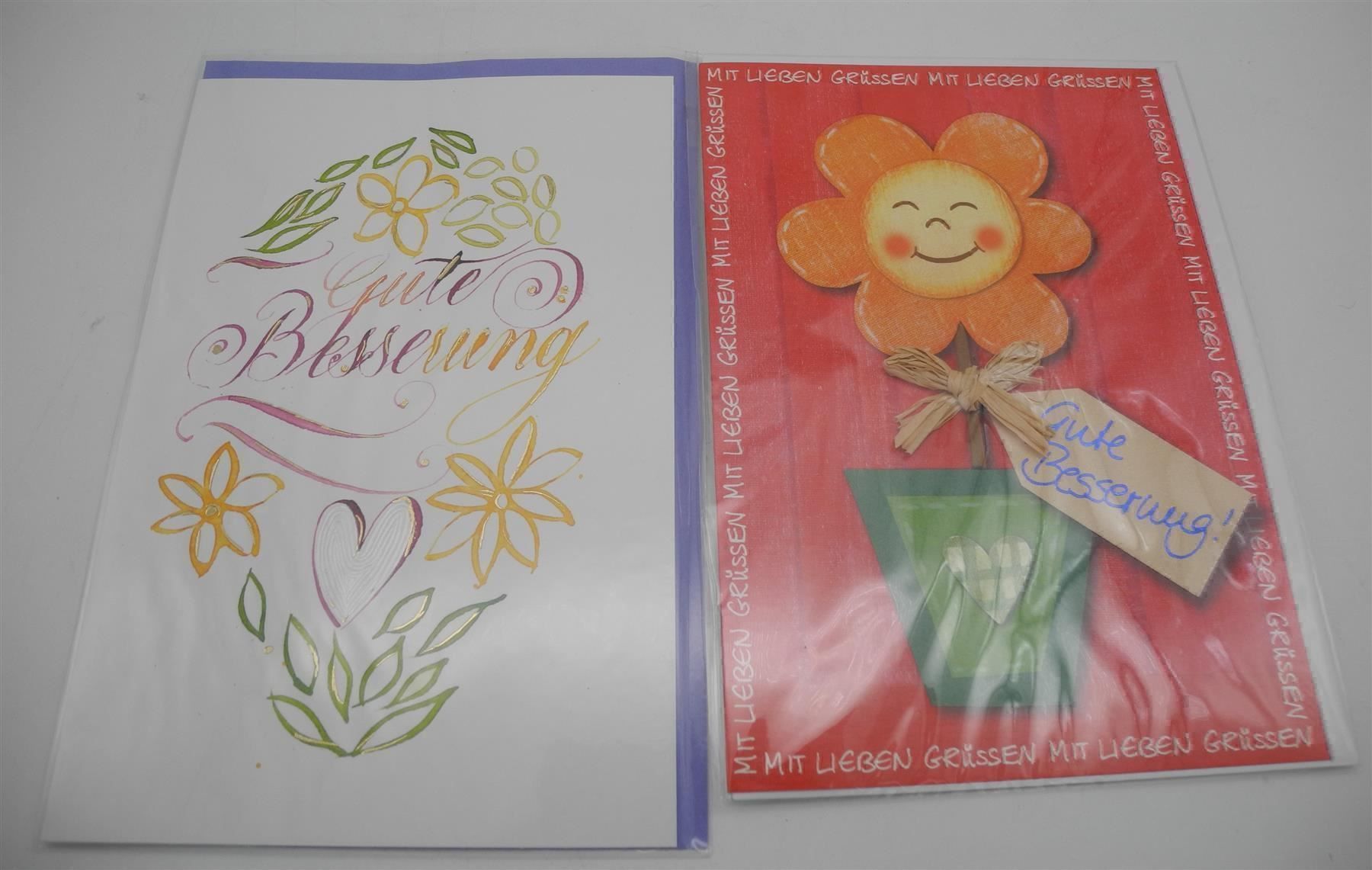 Cartoline: 4 Genesungskarten, Nr. i18 – Nuovo e nell'imballaggio originale da Kottwil venduto da Crazyrolf 3