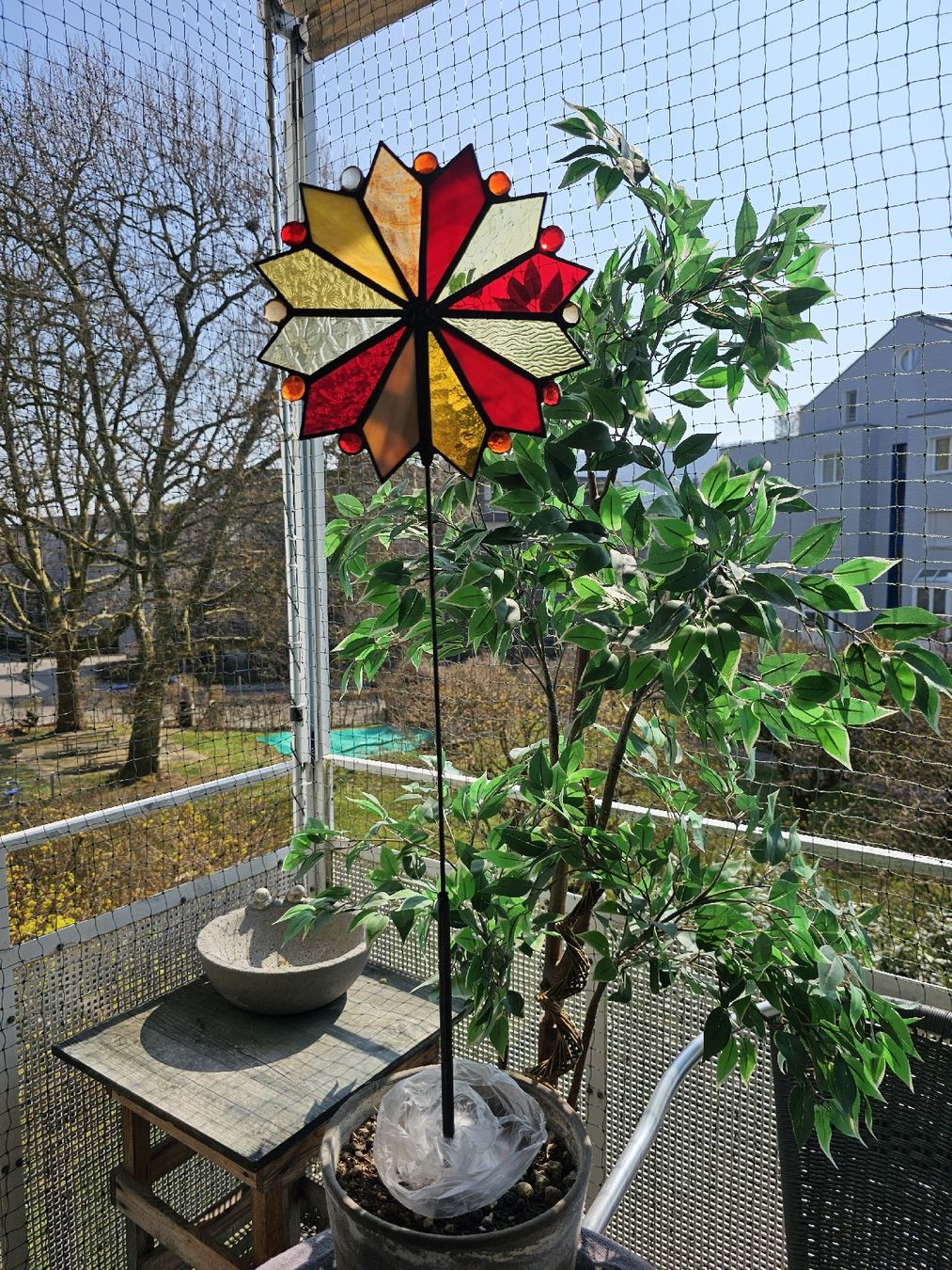 Tutte le decorazioni: Gartenstecker/Suncatcher aus Glas (2) – Nuovo (secondo la descrizione) da Zürich venduto da flogax193 1