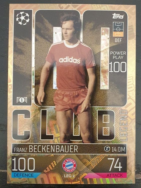 TOPPS UEFA EURO 2024 Stickers -- LEG 9 -- Franz Beckenbauer EUR 5,95 - PicClick DE