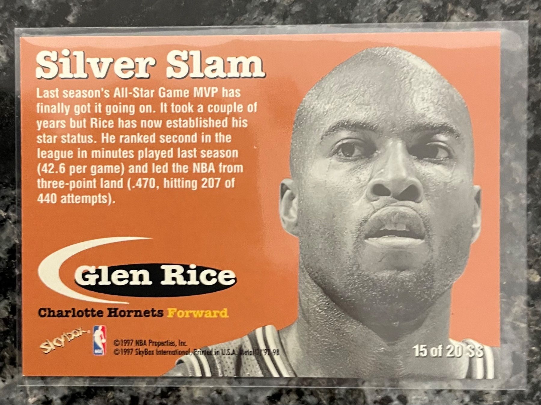 Nba Carte collezionabili: NBA Glen Rice Silver Slam Card – Nuovo (secondo la descrizione) da Muttenz venduto da joba23 1