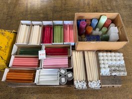 479 Posten Raureifkerzen aus Liquidation