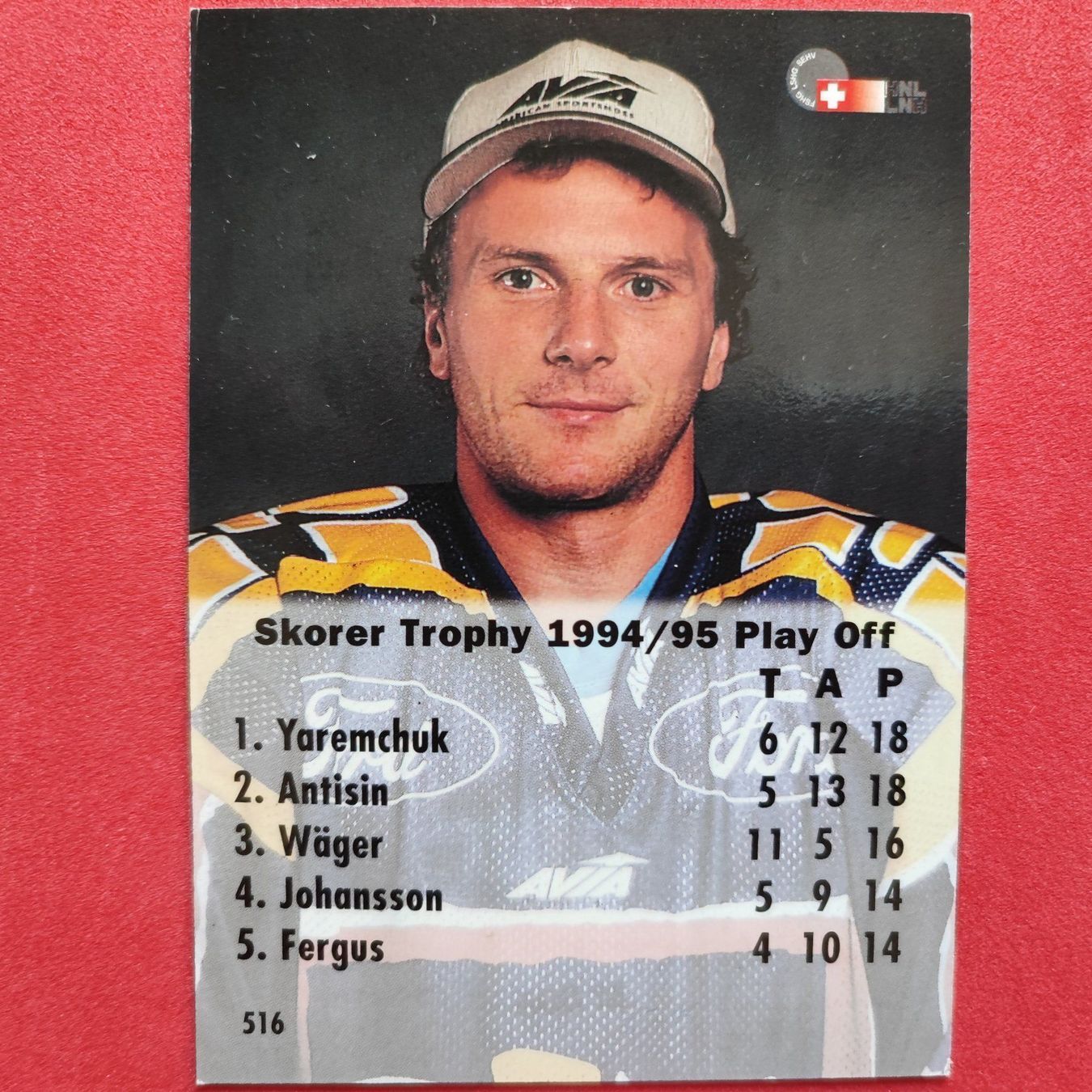 Carte collezionabili: Ken Yaremchuk - EVZ - 1994/95 – Usato da Dübendorf venduto da kb86_MOVIE 1
