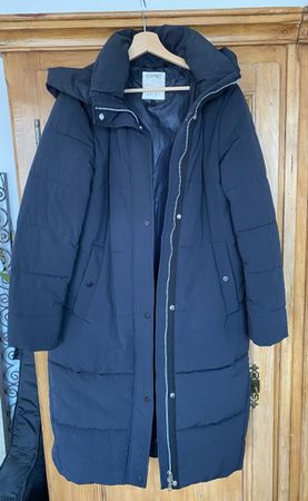 Manteau doudoune Esprit noir mat taille M bon état