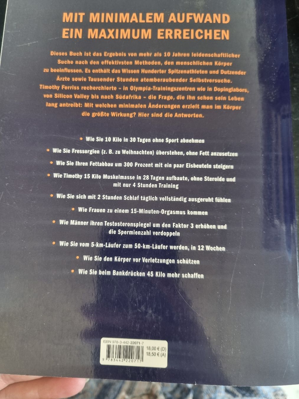 Libri: Der 4 Stunden Körper  Buch – Usato da Rickenbach LU venduto da sammija 2