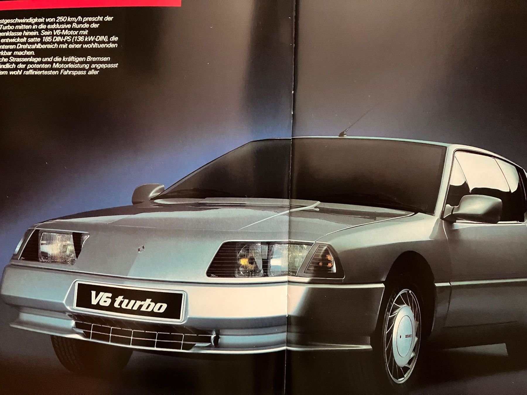 Renault Autos: Renault Alpine V6 Turbo - Original Prospekt – Neu (gemäss Beschreibung) aus Malans GR von Chueche427 2