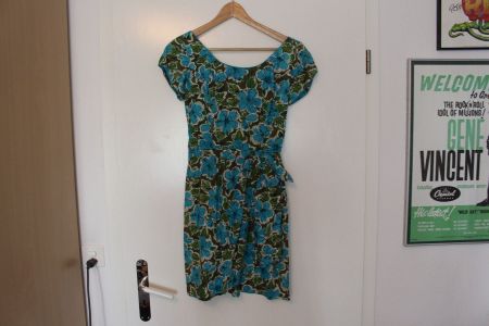 Hawaiian Kleid Floral (Vintage - Original) Rockabilly