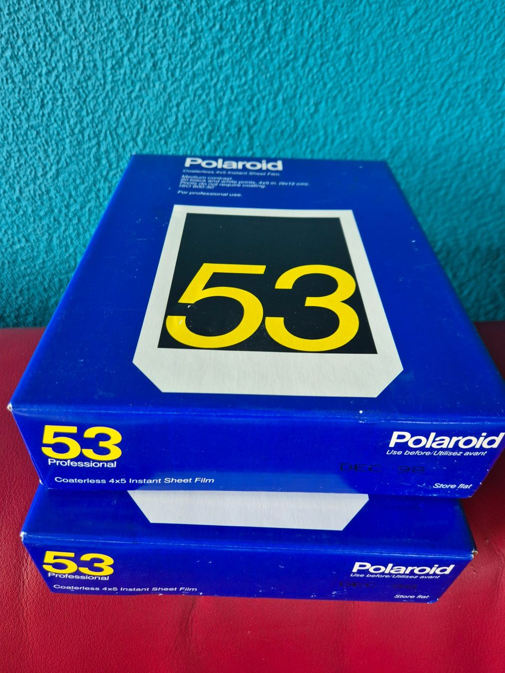 Polaroid Pellicole: 2 Polaroid 53 Professional Filme 4x5" – Nuovo (secondo la descrizione) da Bubikon venduto da Manarola 1
