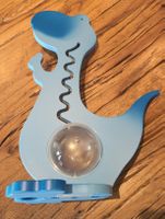 Spardose Dinosaurier blau Holz "BIG BELLY BANK"