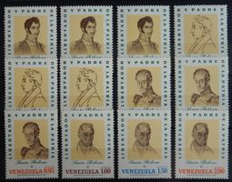 Venezuela Kat. 1825-1836 ** 1970 Kat. 15 Euro