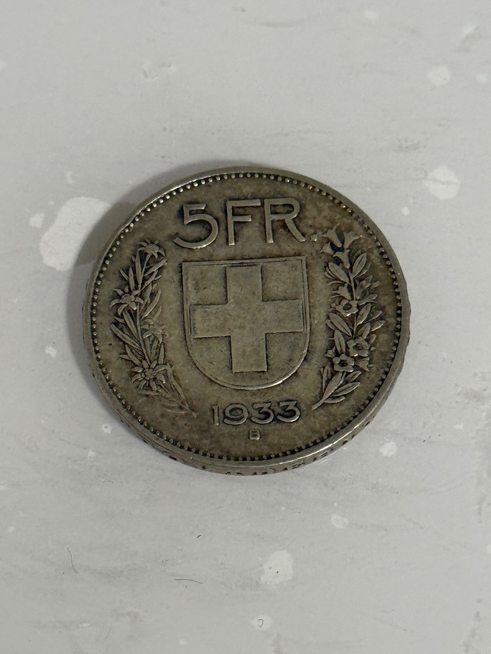Tutti le monete: 5 Franken 1933  Silber – Usato da Wallisellen venduto da SWISS_SILVER1