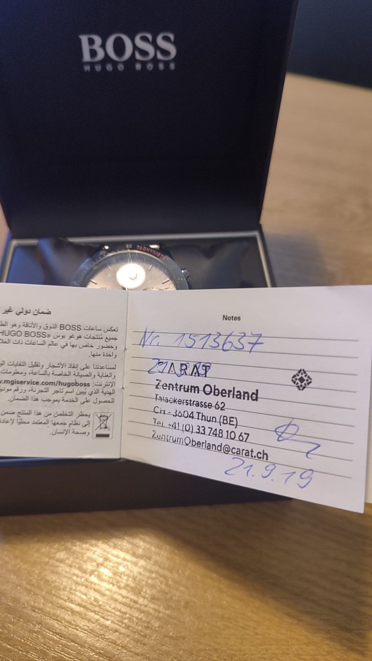 Hugo Boss Uhren: Boss Uhr – Gebraucht aus Oberägeri von ang_22g5 3