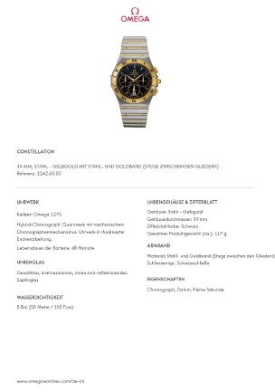 Omega Uhren: Omega Constellation 1242.50.00 – Neu (gemäss Beschreibung) aus Zollikerberg von swissness_ 6