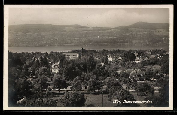 Cartoline postali: Meisterschwanden, Totalansicht mit Anlag – Usato da Berlin venduto da bartko-reher