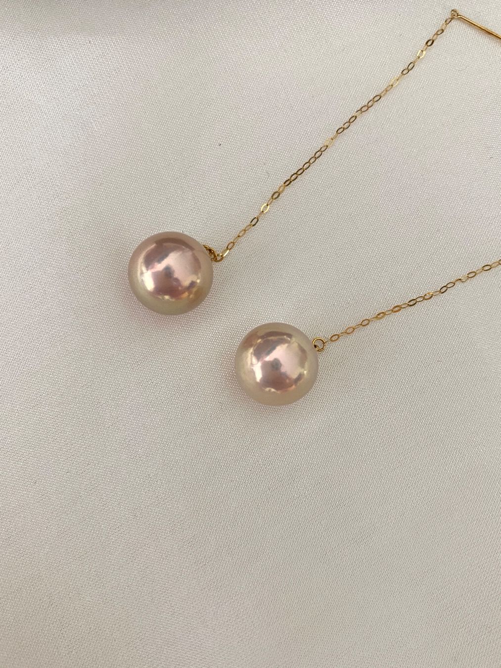 Ohrringe & -stecker: 10mm Perlen Ohrringe/Echte 18k Gold – Neu und originalverpackt aus Sarnen von Yingsperlen1