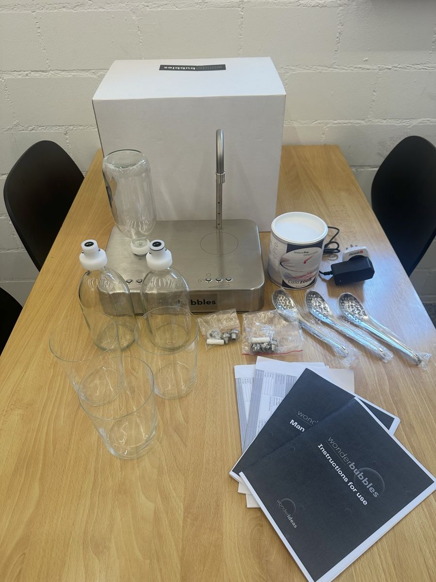 Elettrodomestici da cucina: Molekular-Küche Wonderbubbles Sphärifikation Maschine Set – Nuovo (secondo la descrizione) da Maschwanden venduto da Charlotte90 2