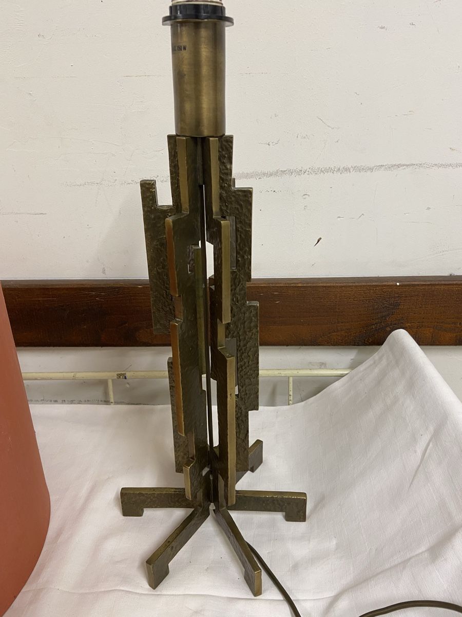 Lampen: Designer  Angelo Brotto Bronze Tischlampe  – Gebraucht aus Dietikon von brocki-eyra 2