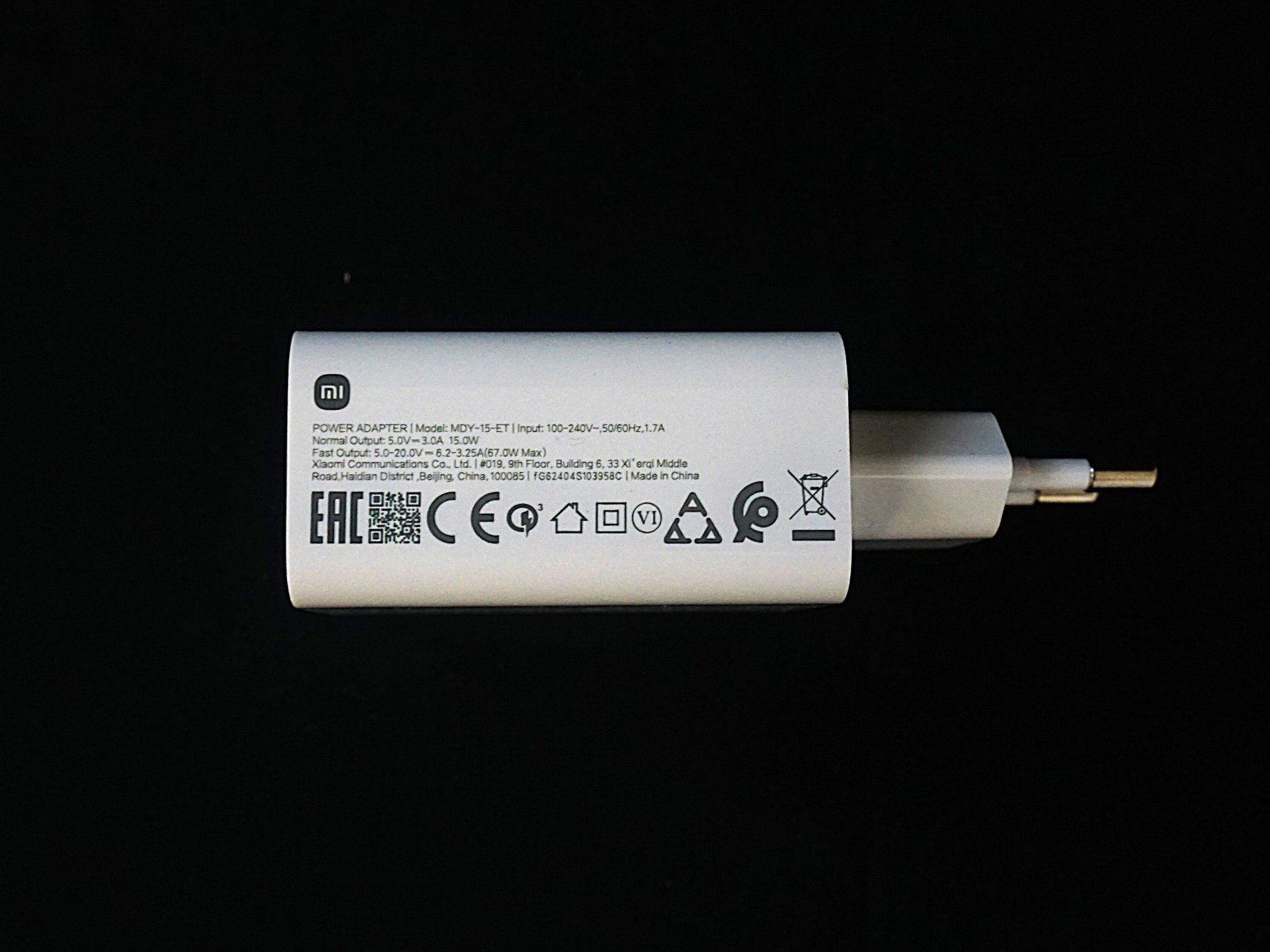 Laufwerke & Adapter: Xiaomi Adapter 67 W – Neu (gemäss Beschreibung) aus Pratteln von Restwert_Pratteln 1