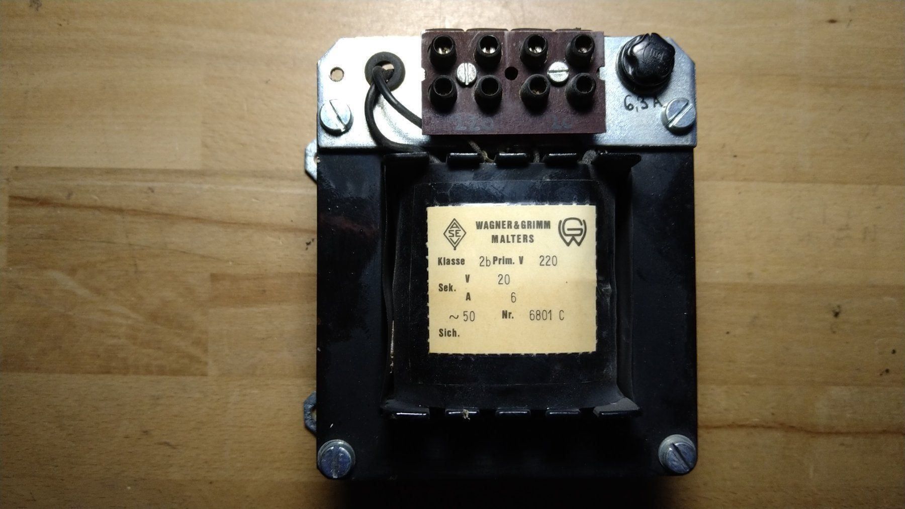Alimentazione elettrica: Trafo Wagner und Grimm 20Volt – Usato da Gelterkinden venduto da martinom