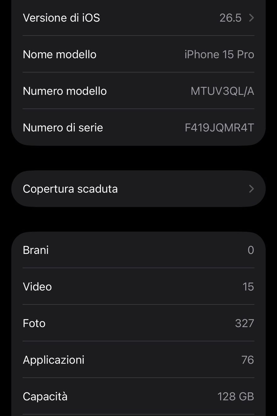 Apple Telefoni cellulari / Smartphones: Apple iPhone 15 Pro - 128 GB – Usato da Davesco-Soragno venduto da AGiaretti 3