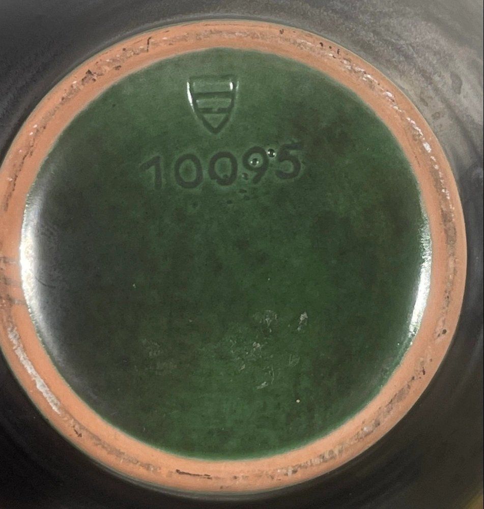 Caraffe: Keramikkrüglein Jugendstil mit Silberdeckel, Top Zustand – Usato da Zug venduto da roott65 3