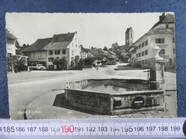 GELTERKINDEN BRUNNEN DORFPLATZ WEINHANDLUNG BIERHALLE BL-AK