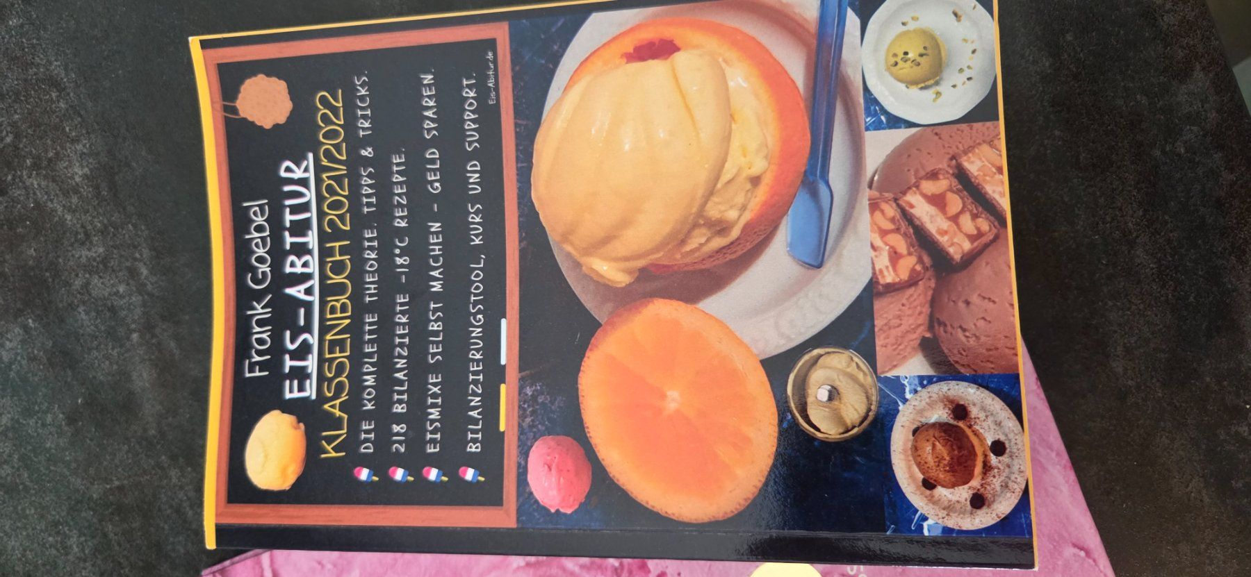 Bücher: 2 Bücher f. Glace machen:  Die Eis-Bibel / Eis- Abitur – Gebraucht aus Bremgarten b. Bern von Marge7979 2