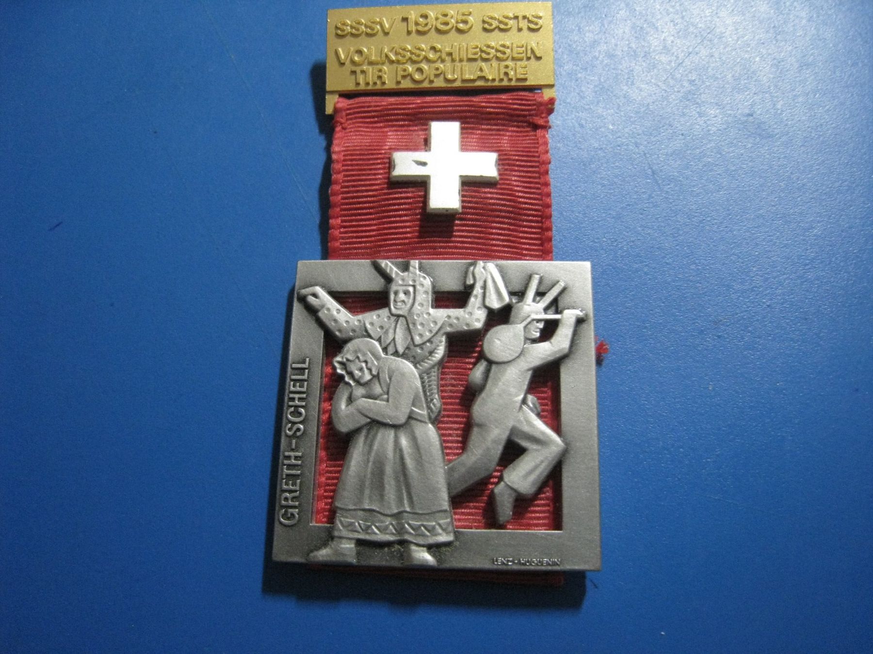 Medaillen: Greth Schell   1985 – Gebraucht aus Aarwangen von Pinsel7890