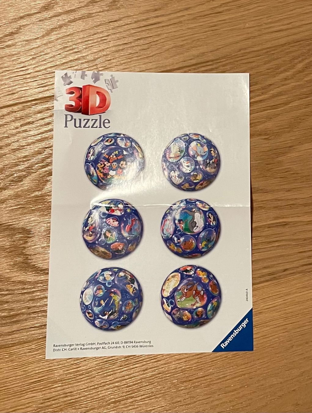 Ravensburger Puzzles: 3D Puzzle Disney Ravensburger neuwertig – D'occasion à Root par pem_xnw7 2