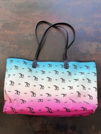 Kleiner MCM Shopper in Sommerfarben