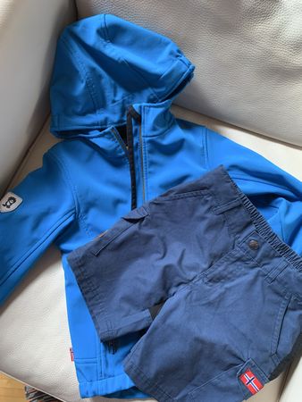 Trollkids Softshell Jacket and Shorts Set, Size 116