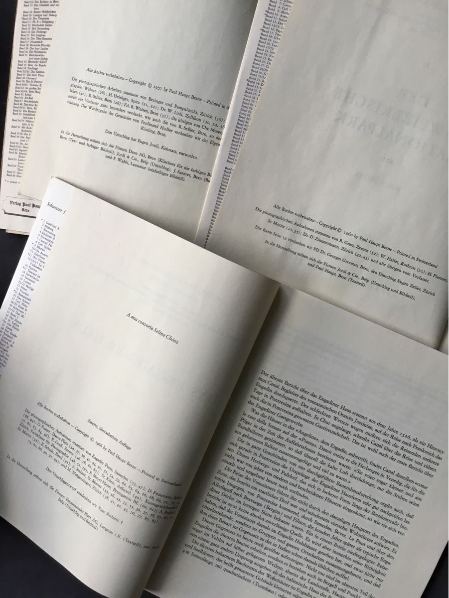 Libri: Schweizer Heimatbücher | 3 Bände – Usato da Eggersriet venduto da Wiese61 6