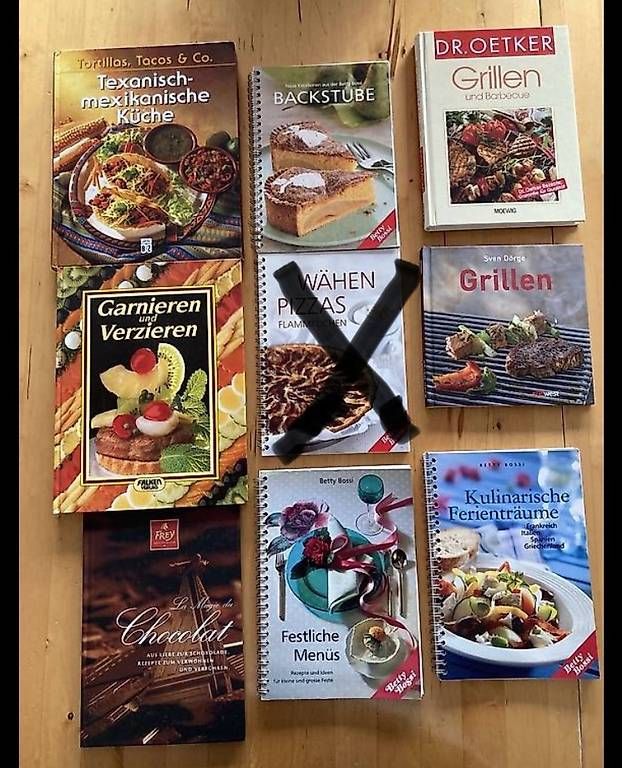 Bücher: Diverse Koch/ Grillbücher – Gebraucht aus Kesswil von Branca-01